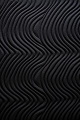 Black paterned carpet texture