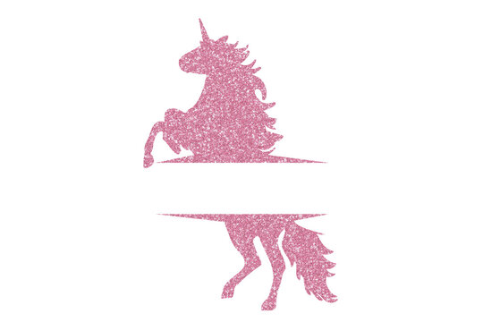 Unicorn Split Monogram, Unicorn monogram, Unicorn Birthday, Unicorn, Unicorn Head, Unicorn Shirt, Unicorn split name