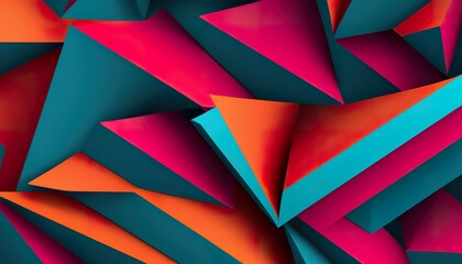 abstract colorful geometric 3d background