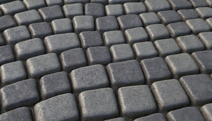 empty procedural cobblestones floor, background with text space