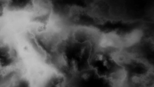 mystische graue intergalaktische Nebelschwaden im Universum, Rauch, Wolken, Weltall