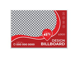 Professional Bill Board Design Background For Display/Promote Brands/Agency