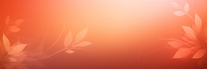 darkorange soft pastel gradient modern background with a thin barely noticeable floral ornament 