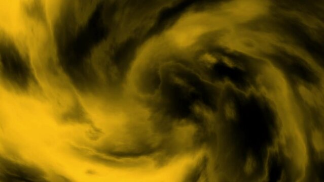 mystische gold gelbe intergalaktische Nebelschwaden im Universum, Rauch, Wolken, Weltall