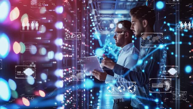 Smart city, digital world, Global communication network concept. 6G Business graph. Global business.