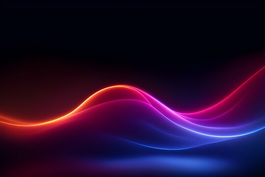 neon glowing abstract background 