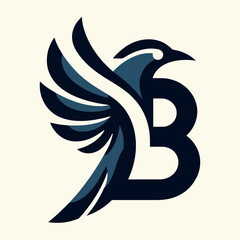 Fototapeta premium Animal logo vector illustration, Generative Ai