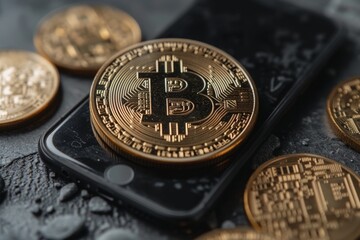 Bitcoin Kryptow&auml;hrung digital Geld B&ouml;rse