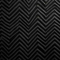 Black zig-zag wave pattern carpet texture background