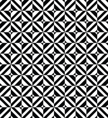 Simple Geometric Pattern. Black and White