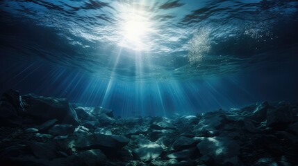 Obraz premium underwater view of the underwater world