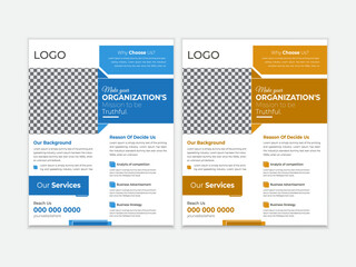 Creative Flyer Design/ Brochure Cover Creative Layout Design Template- Flyer Design 