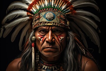 potrait of the tribes old man