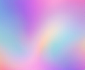 Blurred Colored Abstract Background with Iridescent Transitions 