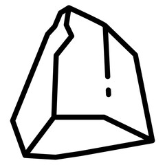 stone icon, rock icon	
