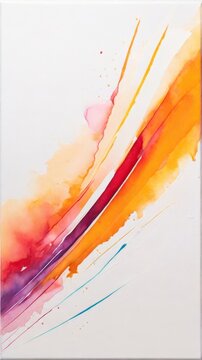 Watercolor Rainbow: Abstract Light Poster