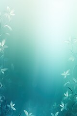 Fototapeta na wymiar darkturquoise soft pastel gradient modern background with a thin barely noticeable floral