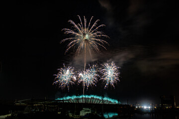茨城の空を彩る花火