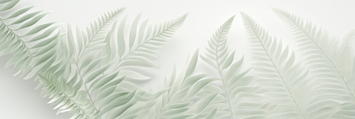 fern white gradient background soft pastel seamless clean texture
