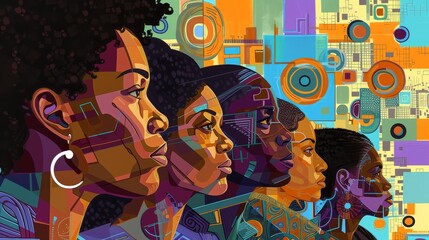 Fototapeta na wymiar Embracing Diversity: African American Narratives in the Wireless Age