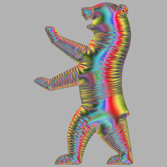 Bär im Profil chromatisch