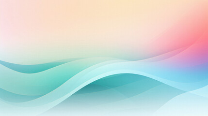 Abstract colorful background with smooth lines in pastel colors.