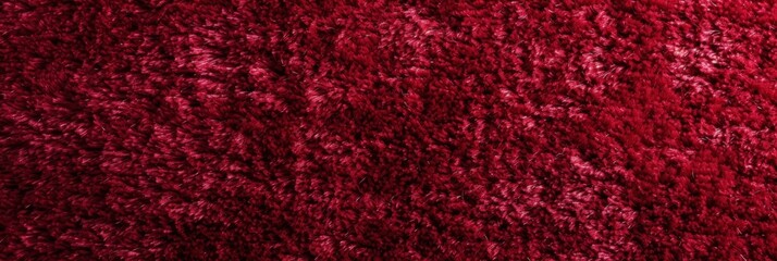 Burgundy plush carpet