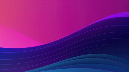 Abstract background with lines and waves in purple and pink colors.