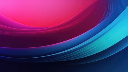 Abstract background with smooth lines in blue and pink colors.