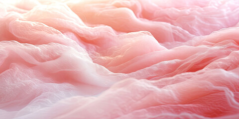 pink and white clouds in the air, Texture of cotton candy, silky fluffy texture