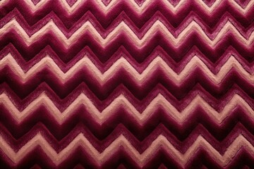 Burgundy zig-zag wave pattern carpet texture