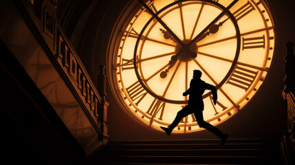 clock, time, person, architecture, minute, city
