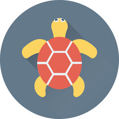 Fototapeta premium Tortoise Vector Icon