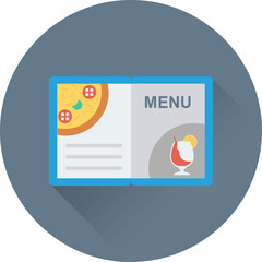 Naklejka premium Menu Vector Icon