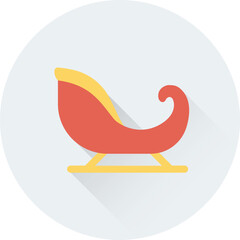 Sled Vector Icon
