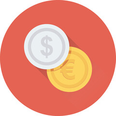 Coins Vector Icon