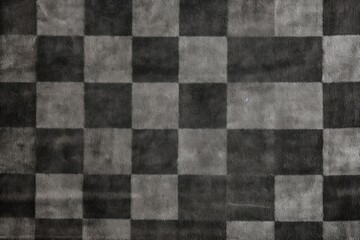 Charcoal square checkered carpet texture