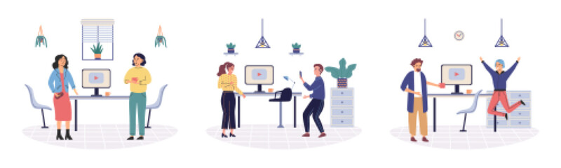 Office rest vector illustration. Taking breaks for rest and enjoyment in office contributes to overall job satisfaction Engaging in recreational activities during office rest breaks enhances employee