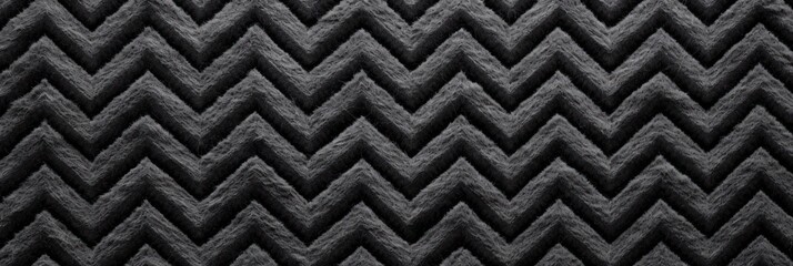 Charcoal zig-zag wave pattern carpet texture background
