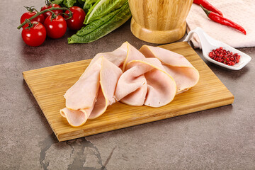 Turkey ham Campana few slices