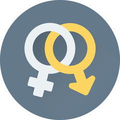 Gender Symbols Vector Icon