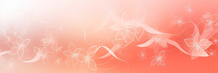 lightsalmon soft pastel gradient modern background with a thin barely noticeable floral ornament 