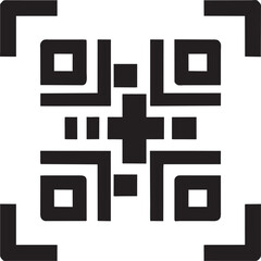 Obraz premium qr code icon, icon