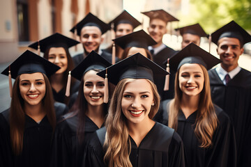 group of students on their graduation day