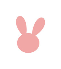 cute bunny alphabet letter sign symbol dot