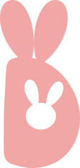 d bunny letter alphabet