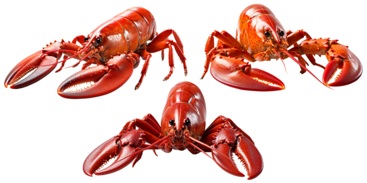 Lobster isolated on transparent background