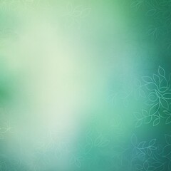 Fototapeta na wymiar mediumseagreen soft pastel gradient modern background with a thin barely noticeable floral