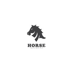 horse logo icon vector template.