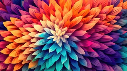 Seamless background with colorful dahlias. 